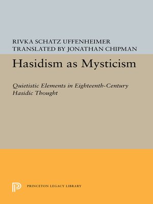 cover image of Hasidism as Mysticism